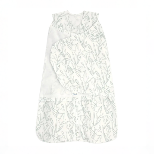 Shop Halo SleepSack Swaddle, Green Leaves, Small at GoodBuy Gear