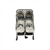 Shop Mompush Lithe Double Stroller, 2026, Grey at GoodBuy Gear