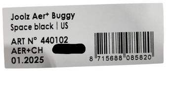 Shop Joolz Aer+ Stroller, Space Black, 2025 at GoodBuy Gear