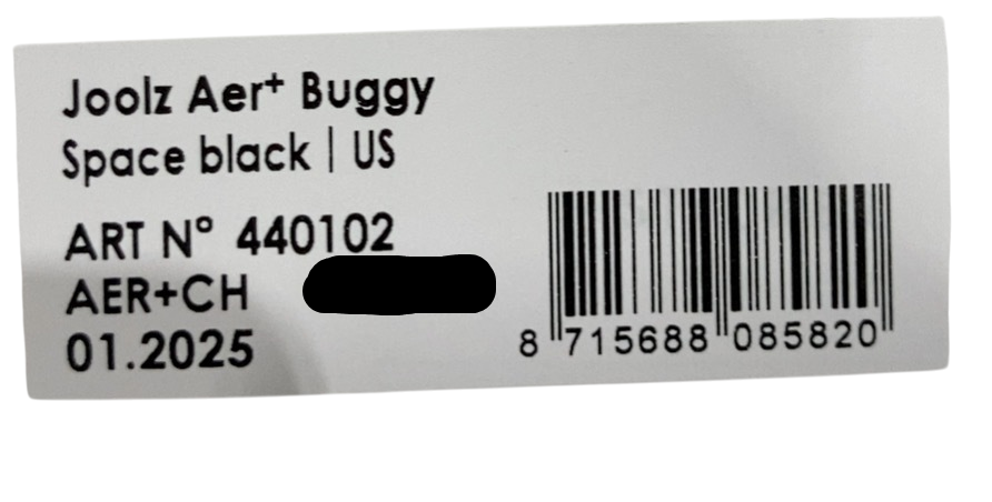 Shop Joolz Aer+ Stroller, Space Black, 2025 at GoodBuy Gear