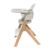 Shop Mockingbird High Chair, Natural Beech, White at GoodBuy Gear