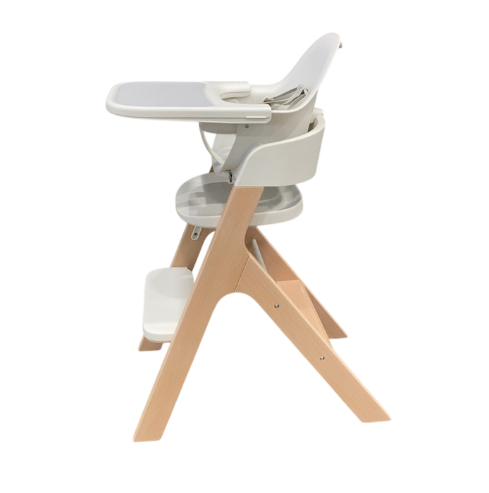 Shop Mockingbird High Chair, Natural Beech, White at GoodBuy Gear