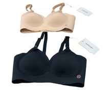 Shop Momcozy Ultra Soft & Omni Maternity Nursing Bra (2 Pack), Medium, Beige/Black at GoodBuy Gear