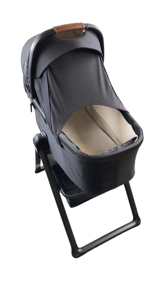 Shop Nuna Demi Grow Bassinet + Stand, 2023, Caviar at GoodBuy Gear
