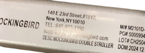 Shop Mockingbird Single to Double 2.0 Stroller, 2024, No Canopy, No Canopy, Silver With Black Leather at GoodBuy Gear
