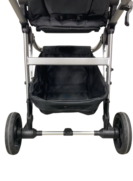 Shop Mockingbird Single to Double 2.0 Stroller, 2024, Black, Silver With Penny Leather, Windowpane at GoodBuy Gear
