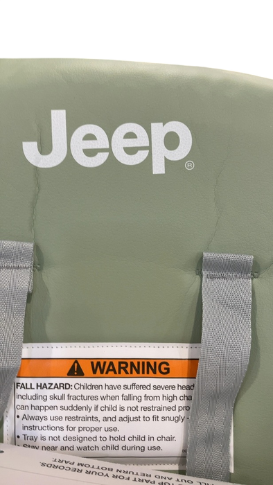 Shop Delta Children Jeep Milestone 6-in-1 High Chair, Sage Green at GoodBuy Gear