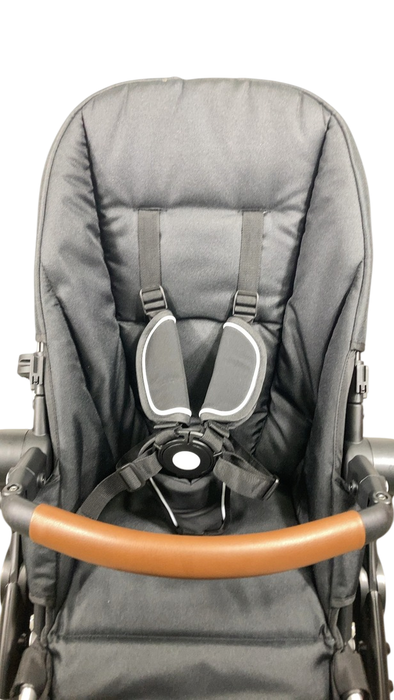 Shop Mockingbird Single to Double 2.0 Stroller, 2024, No Canopy, No Canopy, Silver With Penny Leather at GoodBuy Gear