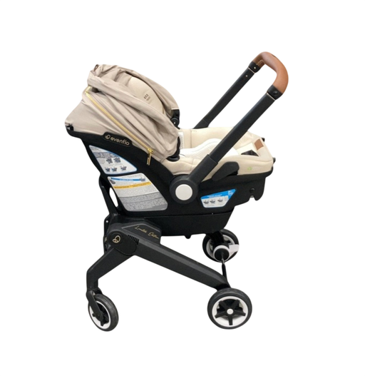 Shop Evenflo Gold Shyft Dual Ride Infant Car Seat Stroller Combo, 2024, Champagne, with Green/Gentle Fabric at GoodBuy Gear