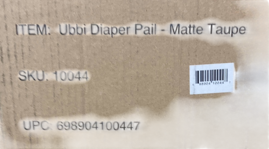 Shop Ubbi Diaper Pail, Matte Taupe at GoodBuy Gear