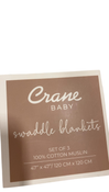 Shop Crane Baby Cotton Muslin Swaddle Blankets Set of 3, Beach Life at GoodBuy Gear