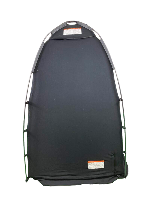 secondhand SlumberPod 3.0 Sleep Canopy, Black with Gray Accents