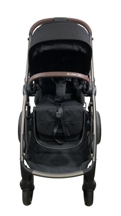Shop Cybex Gazelle S Modular Stroller, 2023, Moon Black, Taupe Frame at GoodBuy Gear
