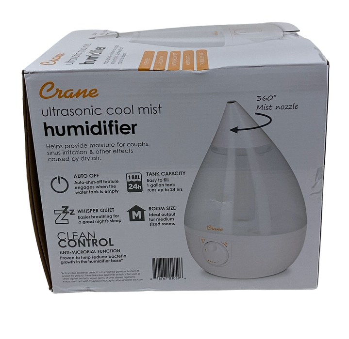 Shop Crane Ultrasonic Cool Mist Humidifier, Clear at GoodBuy Gear