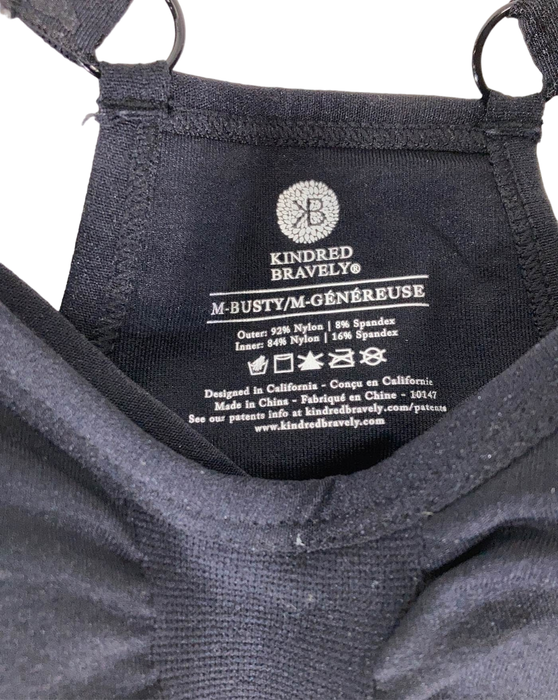 secondhand Kindred Bravely Sublime Nursing Sports Bra, Busty, Medium, Black