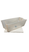 Shop Stokke Flexi Bath Foldable Baby Bathtub, Sandy Beige, XLarge at GoodBuy Gear