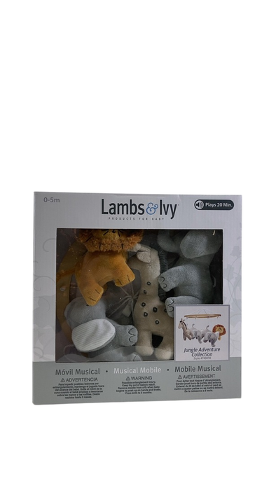 Shop Lambs & Ivy Musical Crib Mobile, Jungle Adventure at GoodBuy Gear
