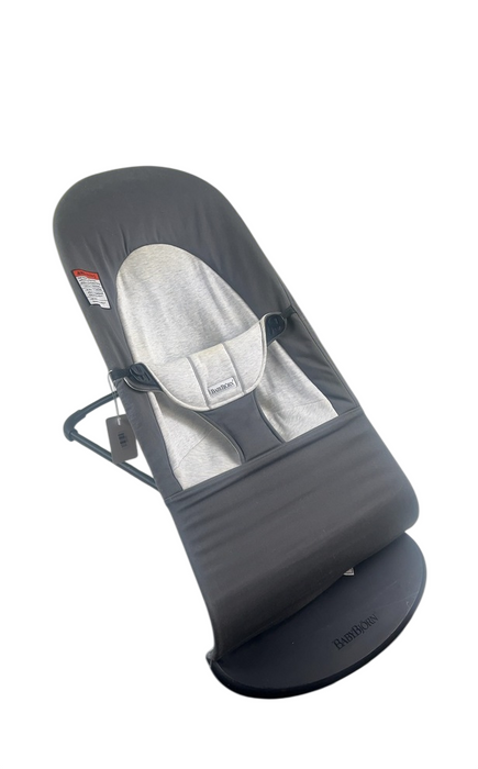 Shop BabyBjorn Bouncer Balance Soft, Black Frame, Dark Gray/Gray at GoodBuy Gear