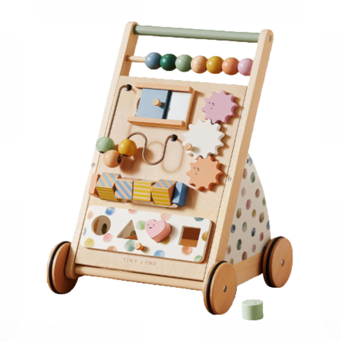 Shop Tiny Land Natural Wooden Baby Walker, Morandi at GoodBuy Gear