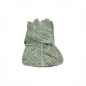 Shop Halo Sleepsack Swaddle Plushy Dot Velboa, Newborn, Olive Green at GoodBuy Gear