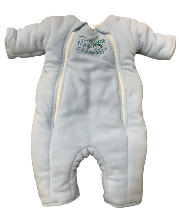 Shop Baby Merlin's Magic Sleepsuit, Blue, Fleece, Large 6-9 Months at GoodBuy Gear