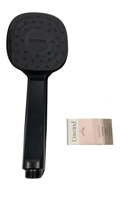 Shop Canopy Handheld Filtered Shower Head & Scalp Massager, Black at GoodBuy Gear