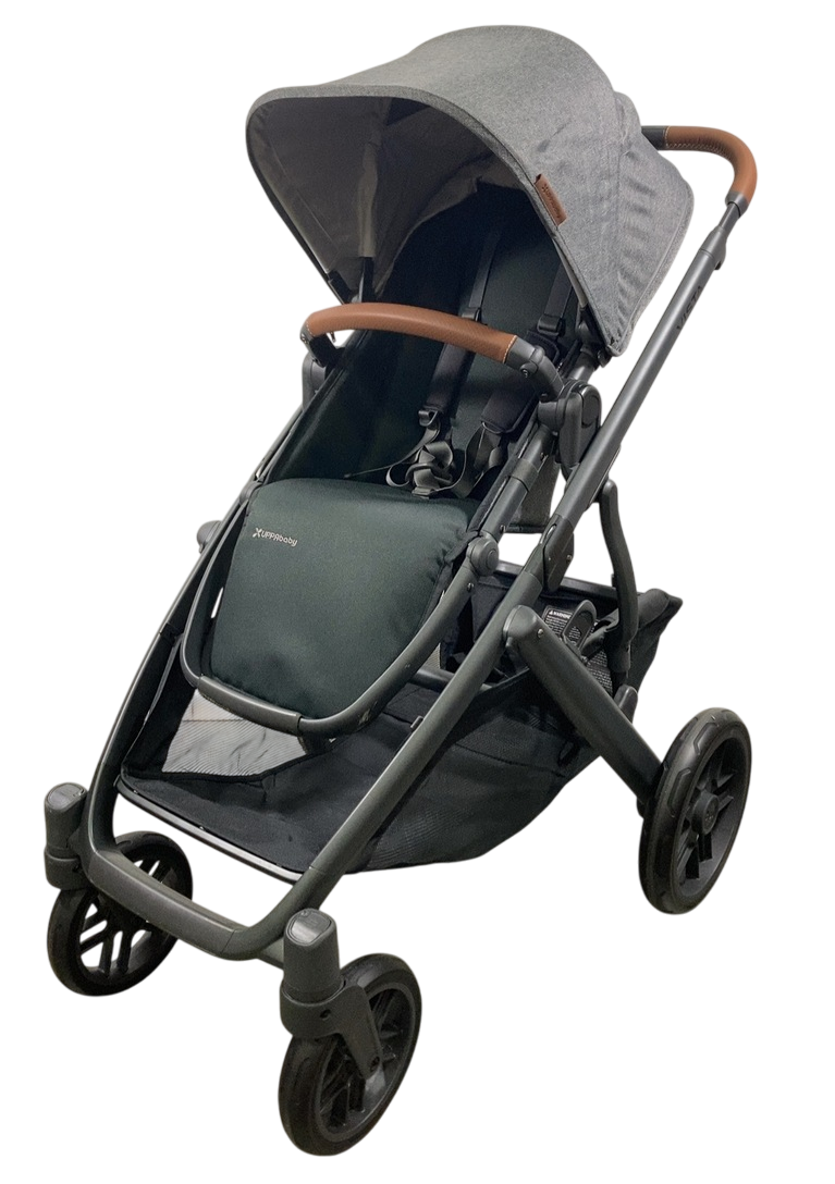 uppababy vista v2 charcoal melange UPPAbaby VISTA V2 Stroller, 2024, Greyson (Charcoal Melange)