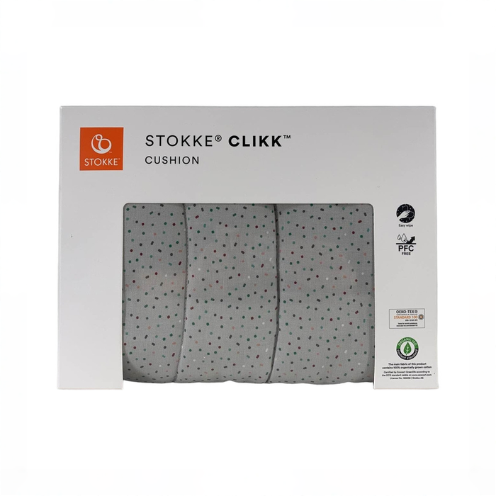 Shop Stokke Clikk Cushion, Grey Sprinkles at GoodBuy Gear