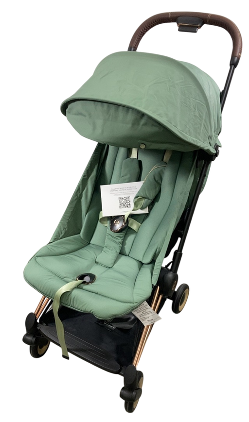 Shop Cybex Coya Stroller, 2023, Leaf Green, Rose Gold at GoodBuy Gear