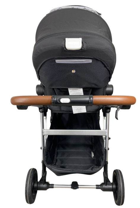 Shop Mockingbird Single to Double 2.0 Stroller, 2024, Black, Silver With Penny Leather, Windowpane at GoodBuy Gear