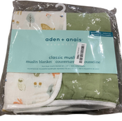 Shop Aden + Anais Essentials Classic Muslin Blanket, Sage Woodland at GoodBuy Gear