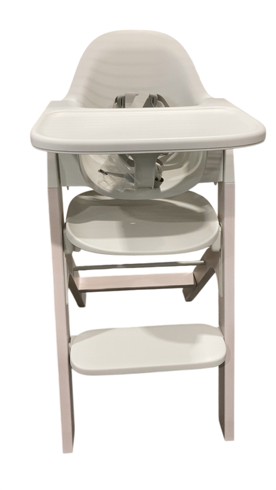 Shop Mockingbird High Chair, Cloud Washed Beech, White at GoodBuy Gear