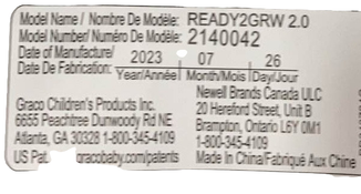 Shop Graco Ready2Grow 2.0 Double Stroller, 2023, Rafa at GoodBuy Gear