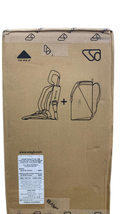 Shop WAYB Pico Portable Car Seat Travel Bag, Jet, Carry Bag, 2025 at GoodBuy Gear