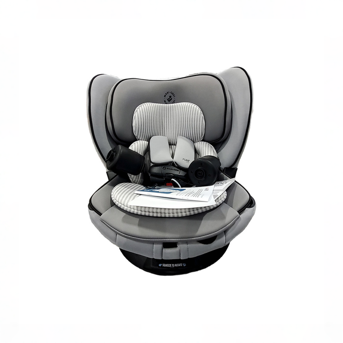 Shop Maxi-Cosi Andi 360 Rotating All-in-One Baby Convertible Car Seat, 2025, Wheaton Stripe at GoodBuy Gear
