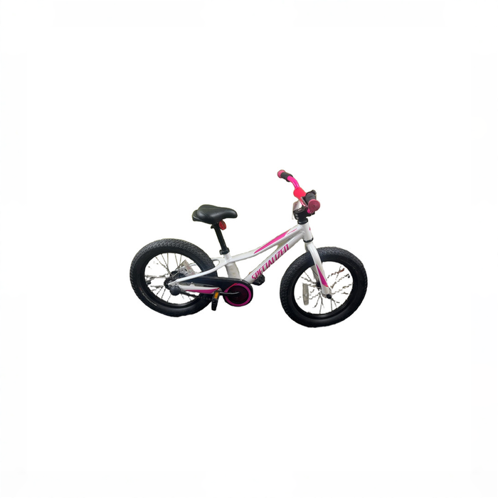 Shop DRAFT - Specialized Riprock Bicycle, 16", Metallic White Silver/Acid Purple at GoodBuy Gear