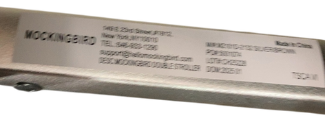 Shop Mockingbird Single to Double 2.0 Stroller, Bloom, Watercolor Drops, Silver With Penny Leather, 2025 at GoodBuy Gear