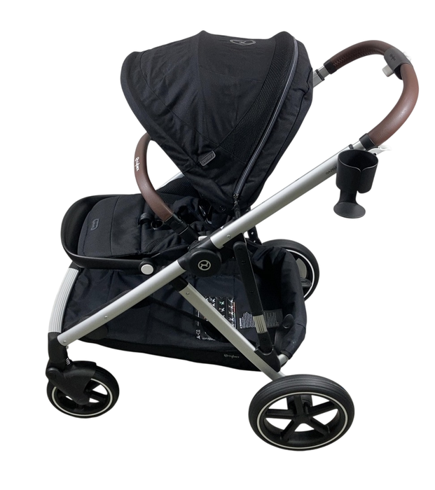 Shop Cybex Gazelle S Modular Stroller, 2023, Moon Black, Silver Frame at GoodBuy Gear