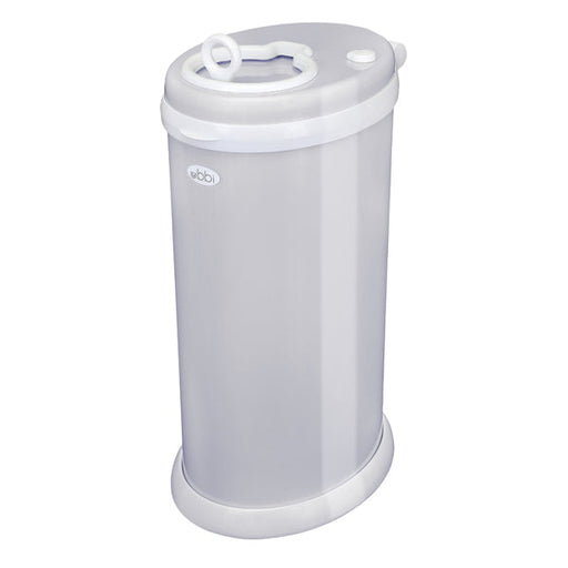 used Ubbi Diaper Pail, Matte White 