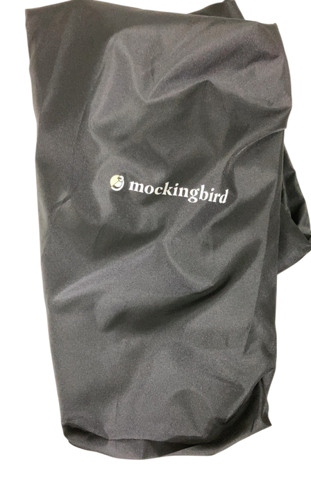 Shop Mockingbird Single to Double 2.0 Stroller, 2024, No Canopy, No Canopy, Silver With Black Leather at GoodBuy Gear