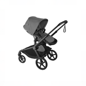 Shop Bugaboo Kangaroo Single To Double Stroller, 2026, Black, Moon Grey, Moon Grey at GoodBuy Gear