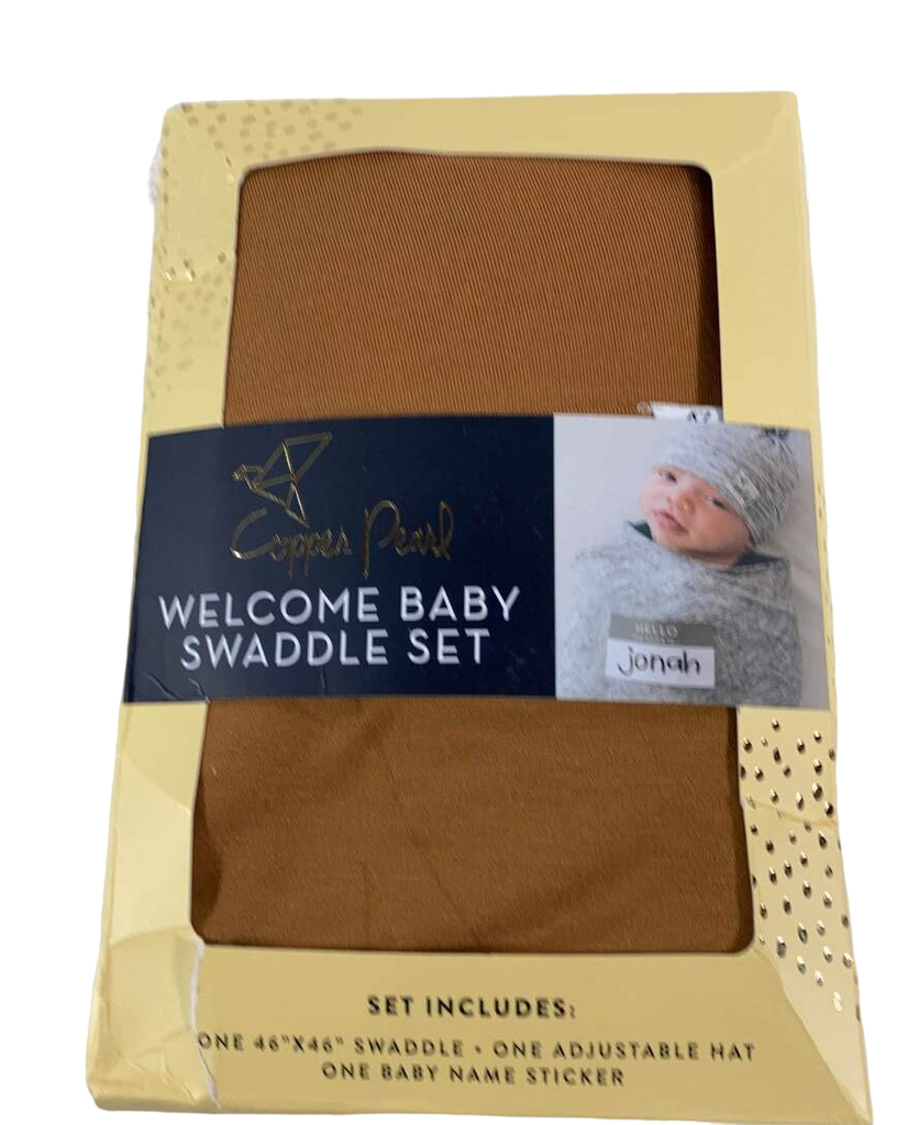 Copper Pearl Welcome Baby Set, Camel