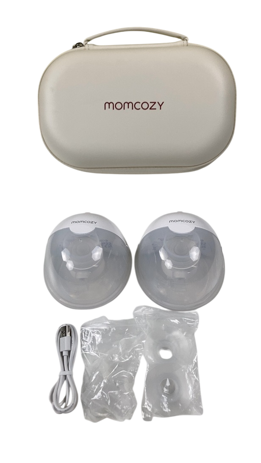 Shop Momcozy All-in-one M5 Double Wearable Breast Pump, Cozy Red at GoodBuy Gear