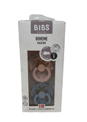 used BIBS Boheme Natural Rubber Pacifier 2 Pack