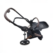 Shop Cybex E-PRIAM Stroller Frame And Seat, 2025, Rosegold at GoodBuy Gear