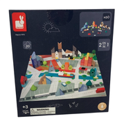 Shop Janod 60 Kubix Blocks + City Puzzle, J08304 at GoodBuy Gear