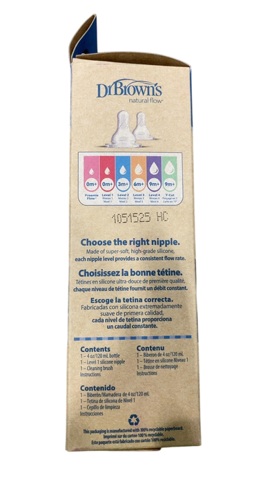 Shop Doctor Browns Natural Glass Flow Bottles, 4oz at GoodBuy Gear