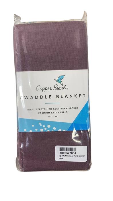Shop Copper Pearl Knit Swaddle Blanket, Plum at GoodBuy Gear