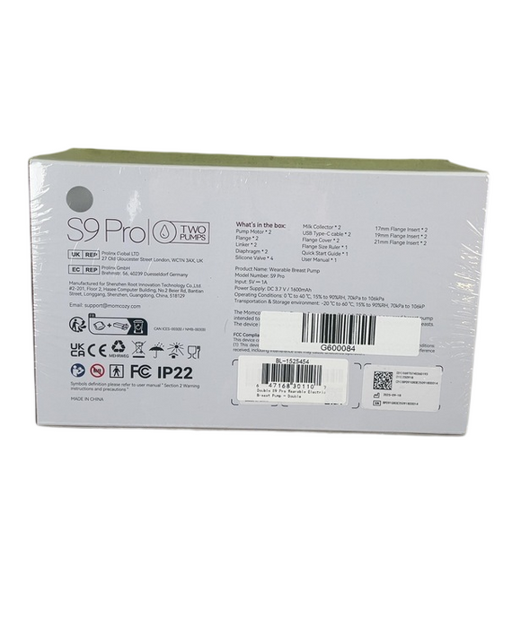 Shop Momcozy S9 Pro Double Wearable Breast Pump, Gray at GoodBuy Gear