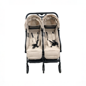 Shop Mompush Lithe Double Stroller, 2025, Khaki at GoodBuy Gear